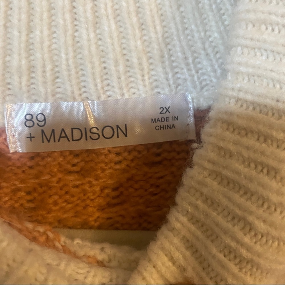 89+ Madison Sweater Size 2X - Picture 8 of 9